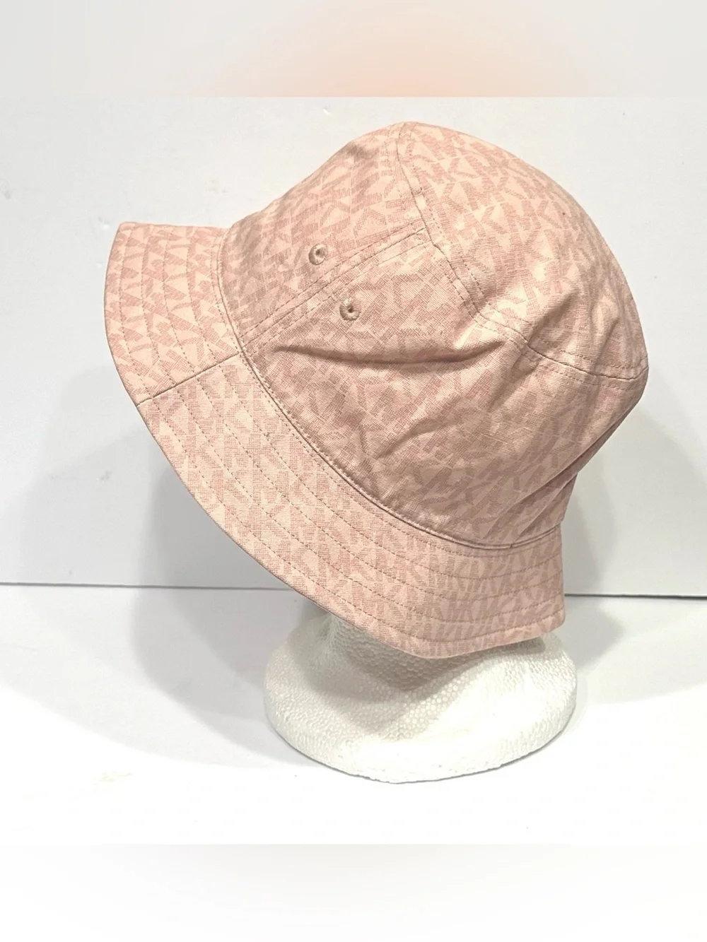 MICHAEL KORS Women’s Size S/M Bucket Hat PINK Signature MK Logo